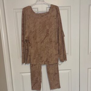 Fashion Nova Earthy Brown Loungewear NWT